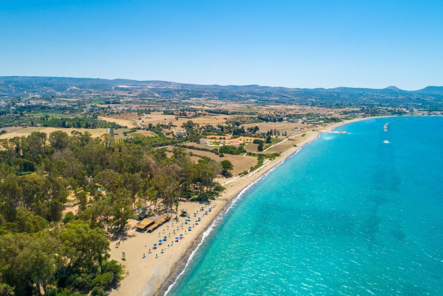 Sun Beach Villa Polis Bagian luar foto
