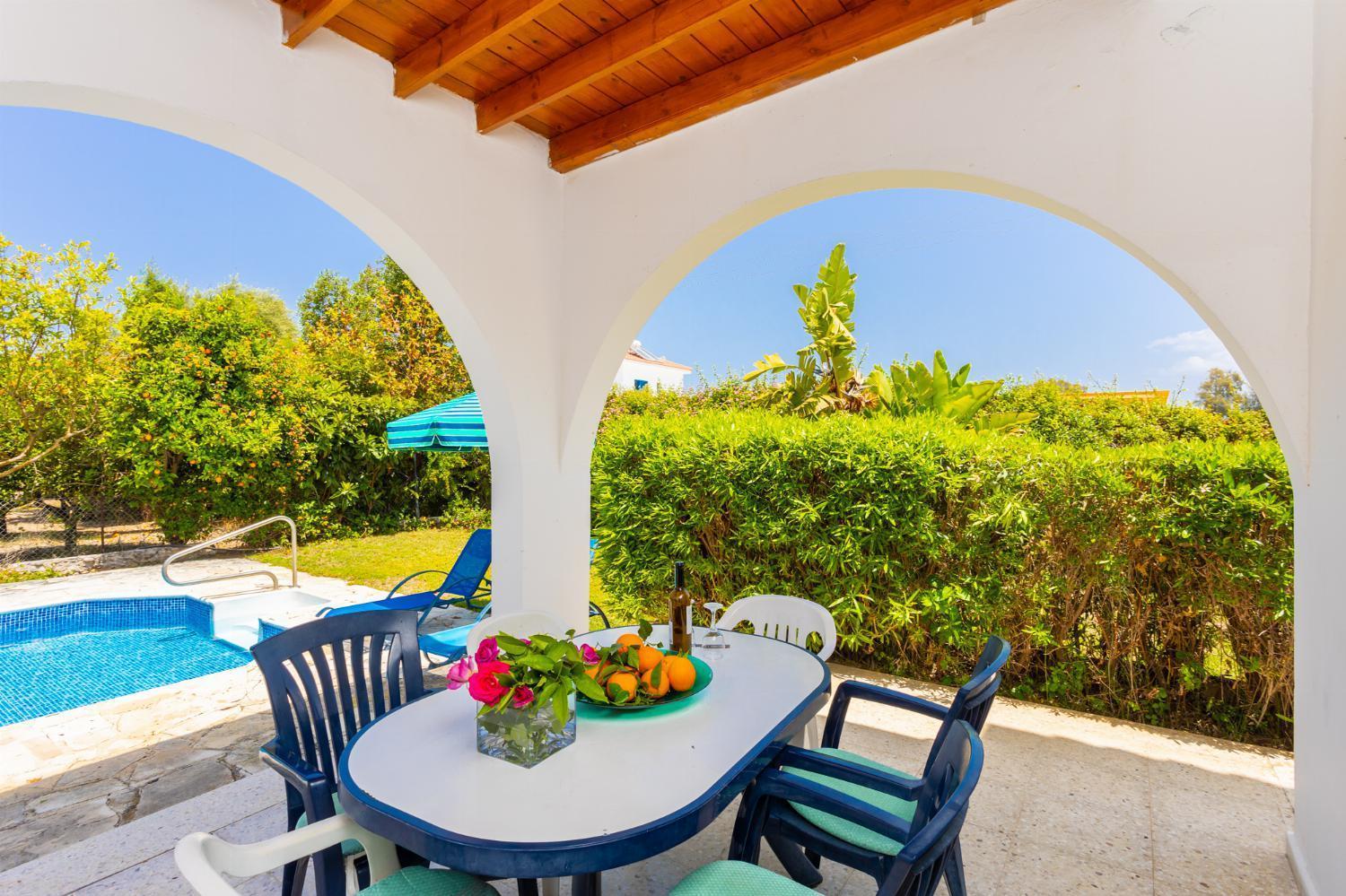 Sun Beach Villa Polis Bagian luar foto